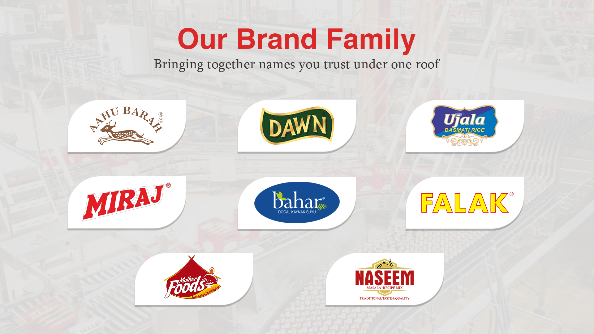 Our Brand Family | Distributor Farabi